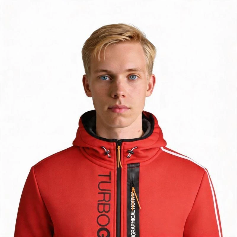 Geographical Norway Freestyle DB 054 M džemperis WY9550H/GN-Raudona