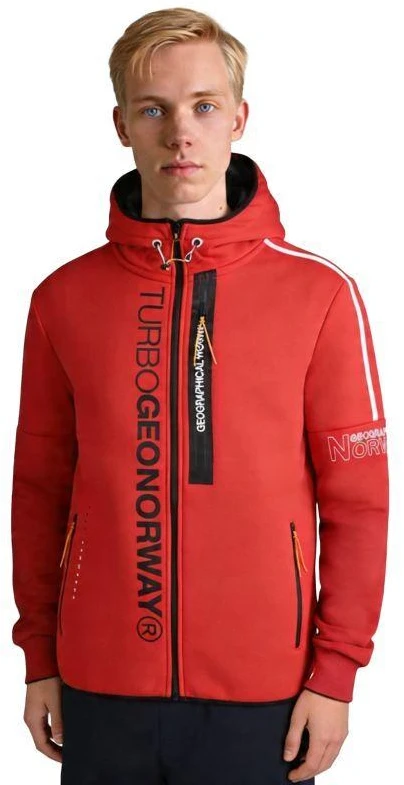 Geographical Norway Freestyle DB 054 M džemperis WY9550H/GN-Raudona