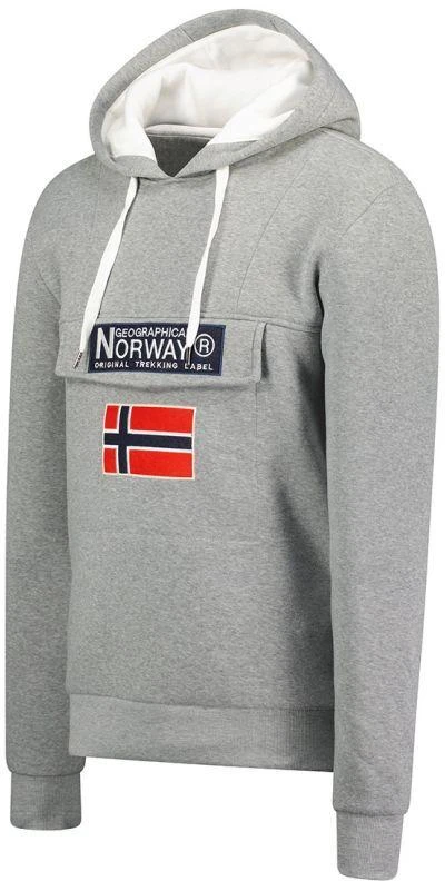 Geographical Norway Gadrien DB 054 M džemperis WW6114H/GN/Blended pilka / balta
