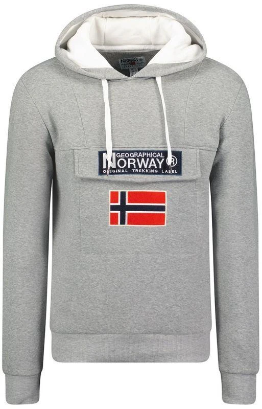 Geographical Norway Gadrien DB 054 M džemperis WW6114H/GN/Blended pilka / balta