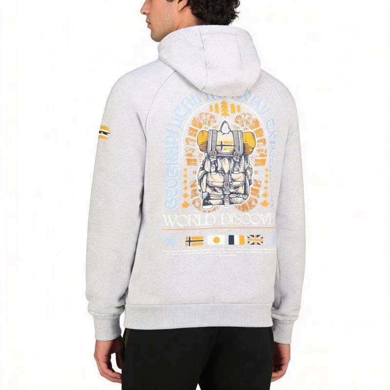 Geographical Norway Gakado Blended DB 100 M džemperis WZ3016H/GN-Blended Gray