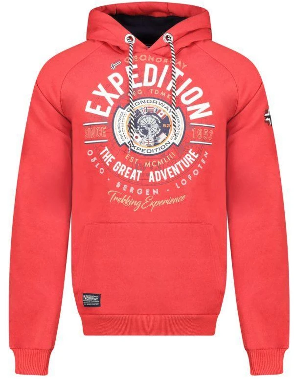 Geographical Norway Galdemar DB 100 M džemperis WZ3020H/GN-Raudona