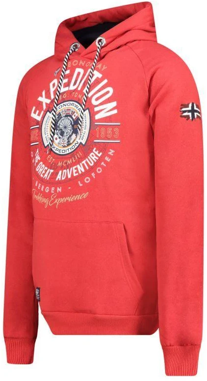 Geographical Norway Galdemar DB 100 M džemperis WZ3020H/GN-Raudona