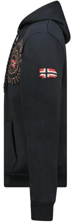 Geographical Norway Geganto DB 100 M džemperis WZ3024H/GN-Juodas