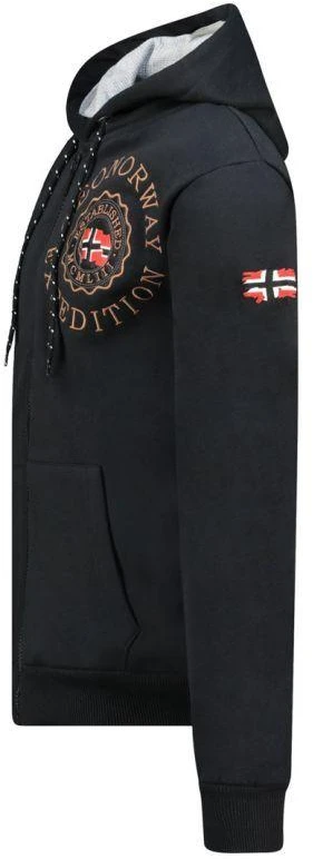 Geographical Norway Geganto DB 100 M džemperis WZ3024H/GN-Juodas