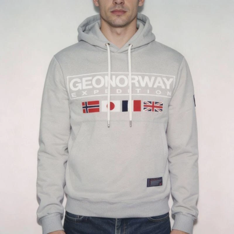 Geographical Norway Great Blended DB 317 M džemperis WY8612H/GN-Blended pilkas