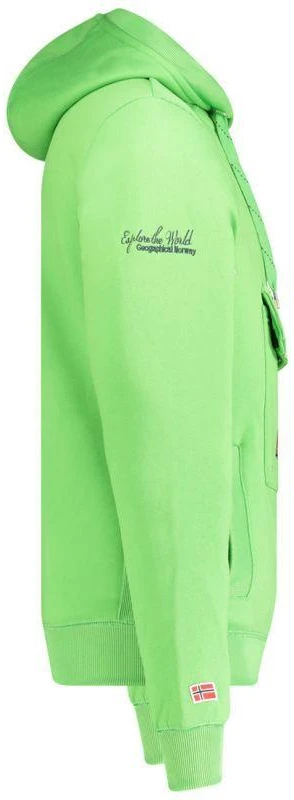 Geographical Norway Gymclass 054 Pop M džemperis WW4181H/GN – ryškiai žalia