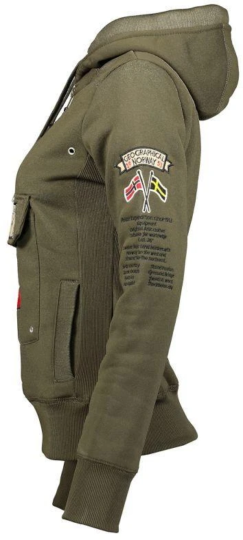 Geographical Norway Gymclass DB 054 M džemperis WW2491H/GN-Kaki