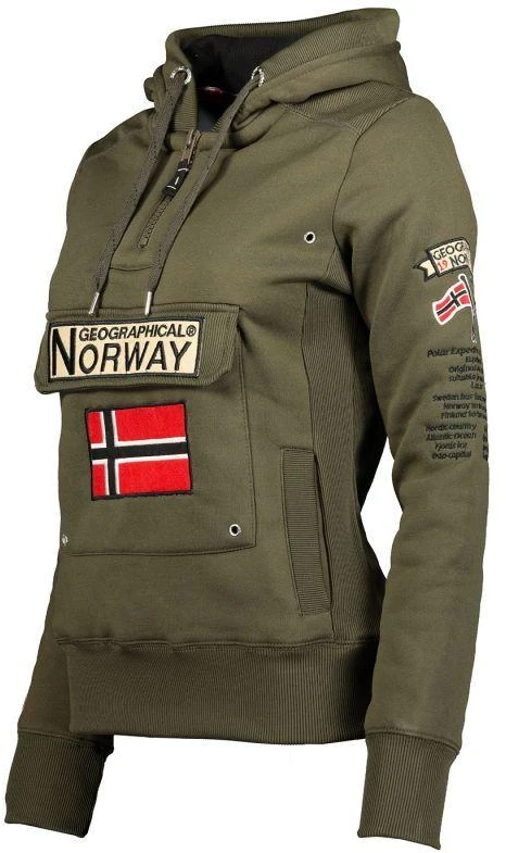 Geographical Norway Gymclass DB 054 M džemperis WW2491H/GN-Kaki