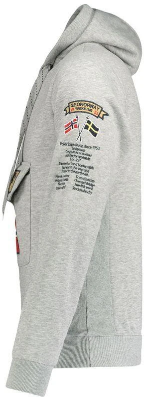 Geographical Norway Gymclass EO DB 100 M džemperis WU6620H/GNO – pilka melanža