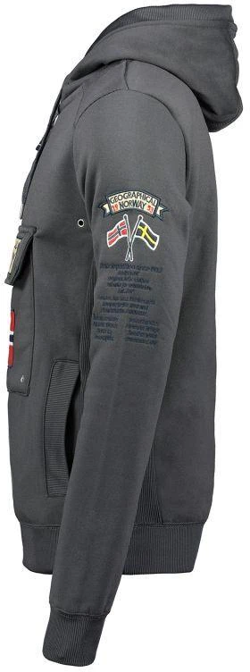 Geographical Norway GYMCLASS vyriški marškinėliai CAMO 100 (WT1663H/GN/MILITAIRE DGREY)