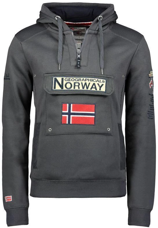 Geographical Norway GYMCLASS vyriški marškinėliai CAMO 100 (WT1663H/GN/MILITAIRE DGREY)