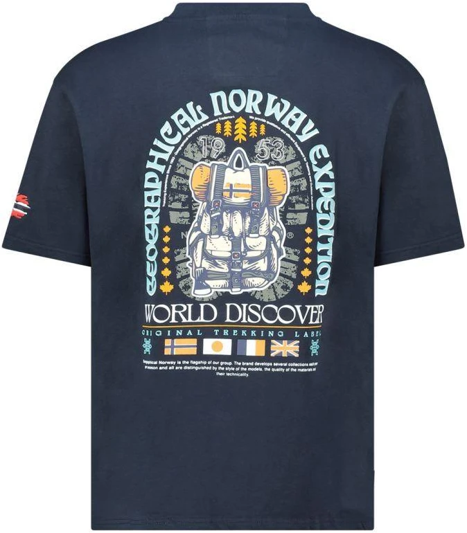 Geographical Norway Jakado marškinėliai DB 254 M SY10074H/GN-Navy