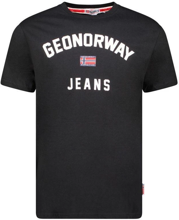 Geographical Norway Jassier marškinėliai 254 M SY1361H/GN-Juodas