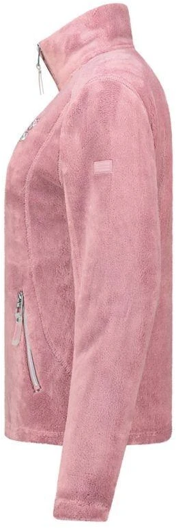 Geographical Norway moteriškas flisinis džemperis Ticarina Old Rožinė Db Lady 0124 šviesiai rožinis (WZ8083F/GN-Light pink)