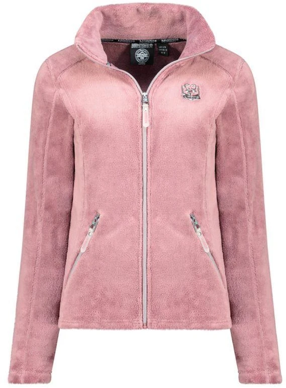 Geographical Norway moteriškas flisinis džemperis Ticarina Old Rožinė Db Lady 0124 šviesiai rožinis (WZ8083F/GN-Light pink)