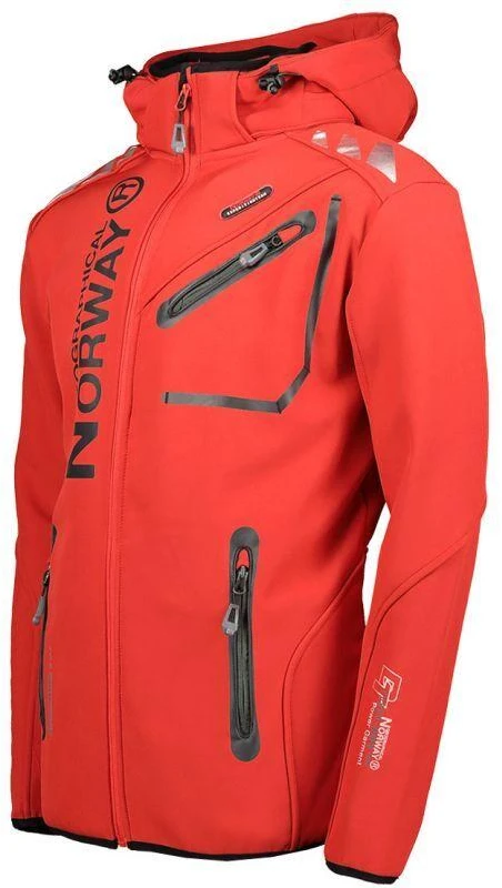 Geographical Norway Royaute ASSOR A VYRAMS 068 M WW1973H/GN/Raudona / Juoda softshell striukė