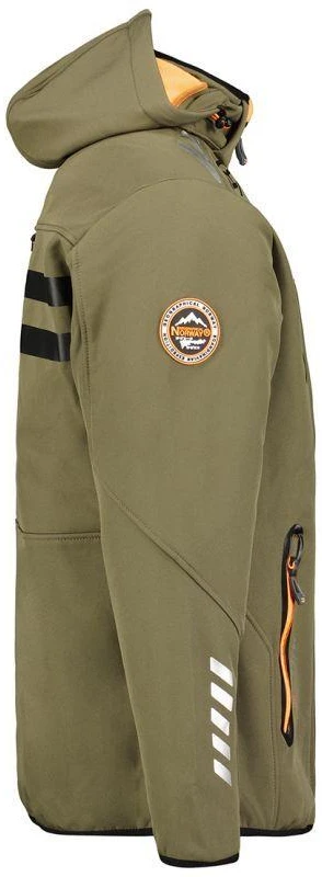 Geographical Norway Royaute DB 068 M WY1996H/GN-Kaki / Oranžinis Softshell striukė