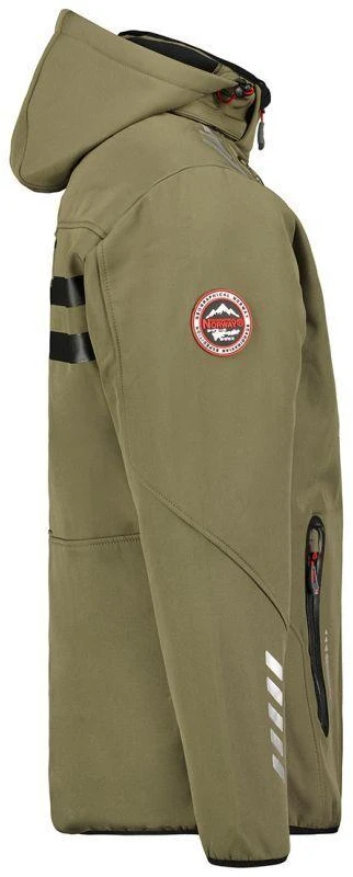 Geographical Norway Royaute DB 068 M WY1997H/GN-Kaki / Juodas Softshell striukė