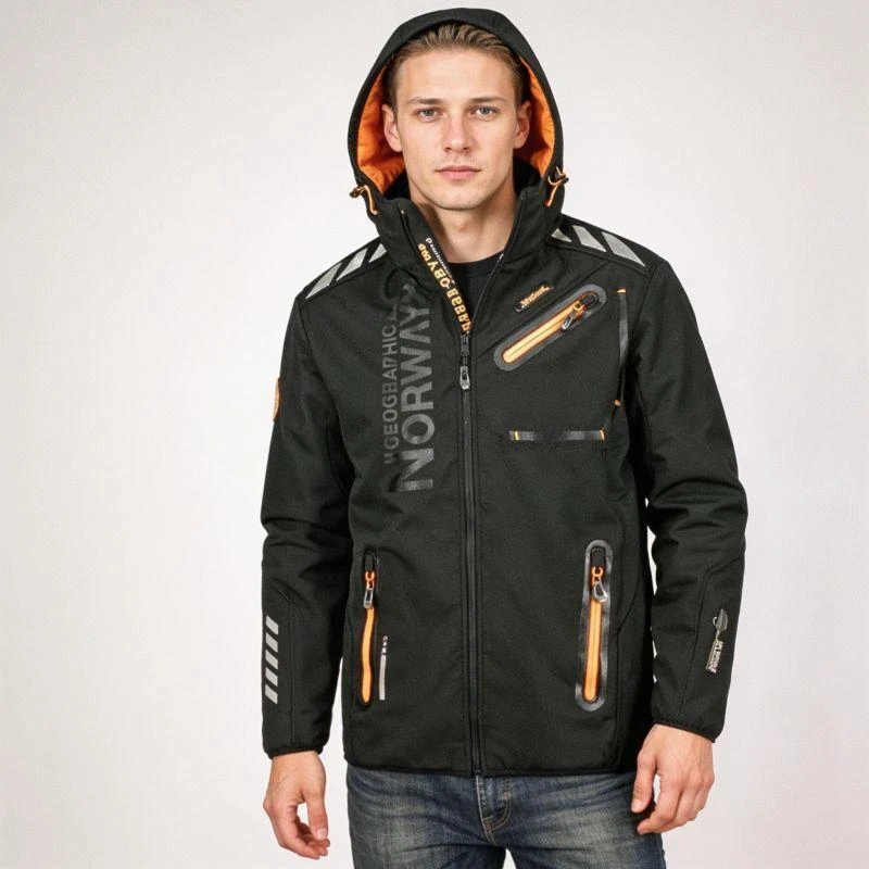 Geographical Norway Royaute DB MEN 068 M WY1999H/GN/Juodas / Oranžinis striukė
