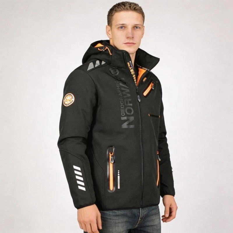 Geographical Norway Royaute DB MEN 068 M WY1999H/GN/Juodas / Oranžinis striukė