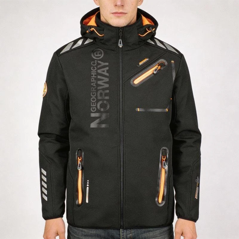 Geographical Norway Royaute DB MEN 068 M WY1999H/GN/Juodas / Oranžinis striukė
