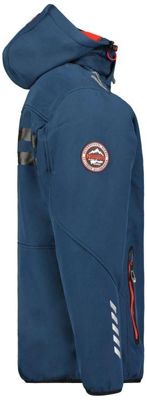 Geographical Norway ROYAUTE DB Tamsiai Mėlyna Raudona Vyriška Softshell striukė 068 (WY2001H/GN/Navy / Raudona)
