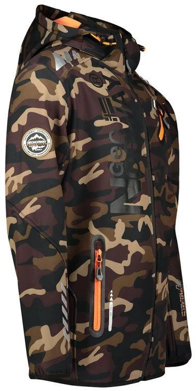 Geographical Norway Royaute M Softshell striukė WU1057H-GN-KAKI-Oranžinis