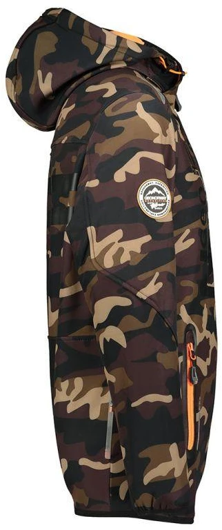 Geographical Norway Royaute M Softshell striukė WU1057H-GN-KAKI-Oranžinis