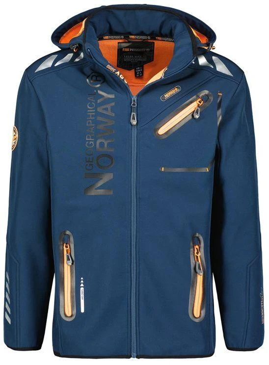 Geographical Norway ROYAUTE Tamsiai mėlyna - Oranžinė Vyriška 068 Tamsiai mėlyna / Oranžinė (WY8028H/GN-MARINE / Oranžinis)