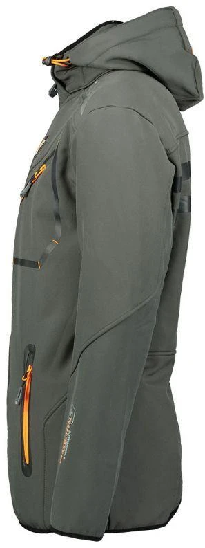 Geographical Norway Softshell striukė Royaute DB 068 M WY8027H/GN/Tamsiai pilka / Oranžinė