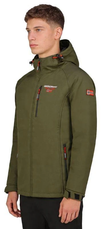 Geographical Norway Takito DB 009 M WY1161H/GN-Kaki Softshell striukė