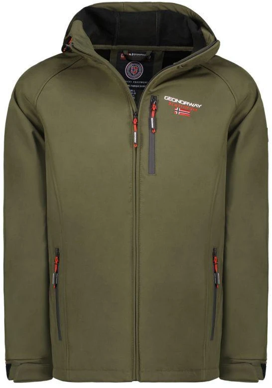 Geographical Norway Takito DB 009 M WY1161H/GN-Kaki Softshell striukė