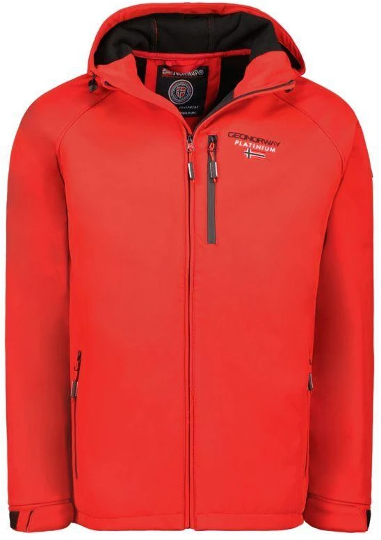 Geographical Norway Takito DB 009 M WY1162H/GN-Raudonas Softshell striukė