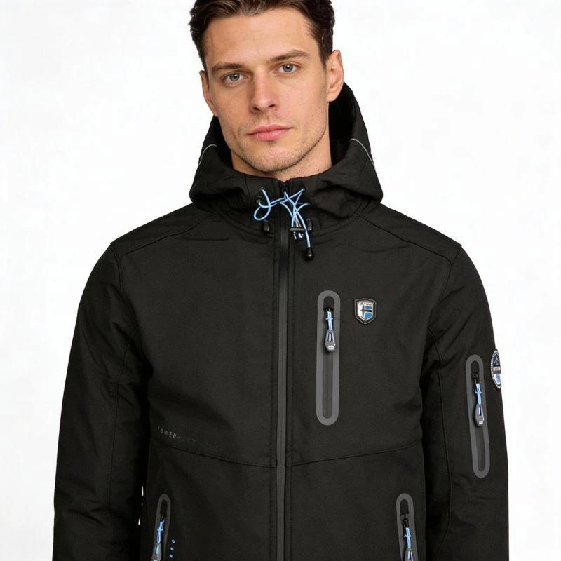 Geographical Norway Taxillus DB 056 M WY9224H/GN-Juodas Softshell striukė