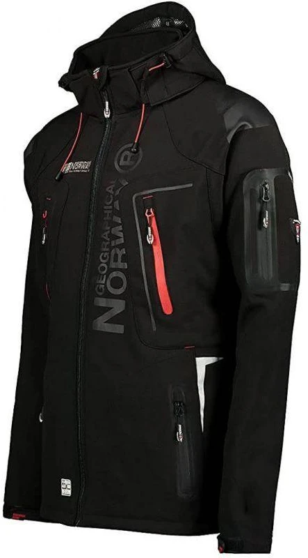 Geographical Norway Techno Softshell M WU6068-GN-Juodas striukė