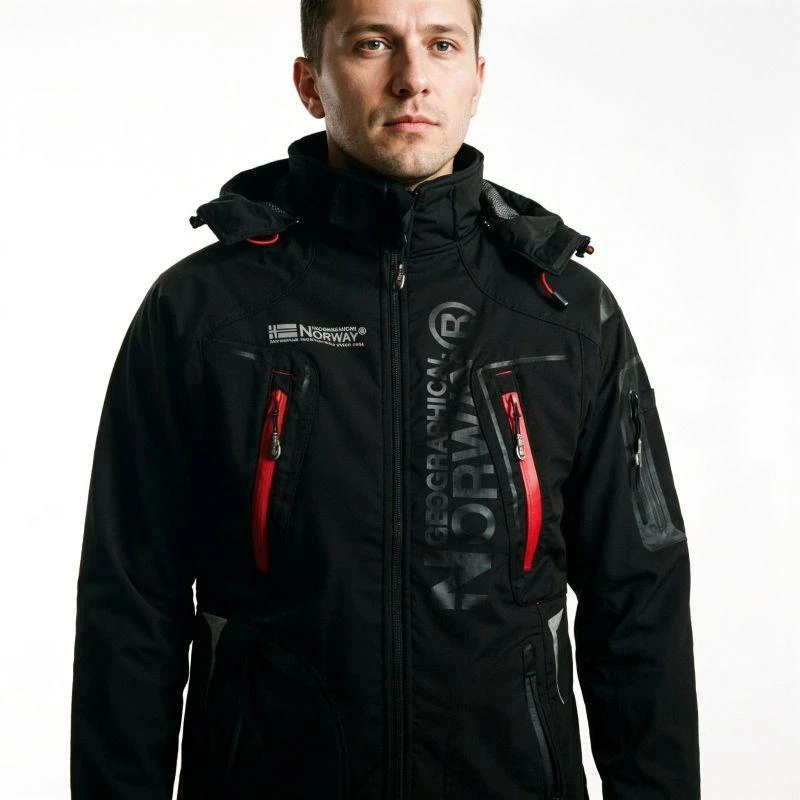 Geographical Norway Techno Softshell M WU6068-GN-Juodas striukė