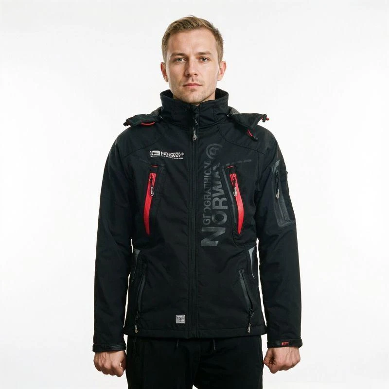 Geographical Norway Techno Softshell M WU6068-GN-Juodas striukė