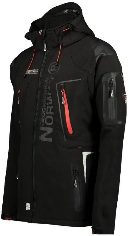 Geographical Norway Techno Softshell striukė M WU1060H/GN-Juodas