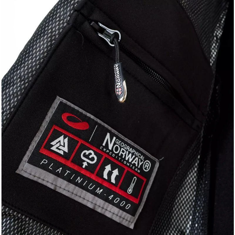 Geographical Norway Techno Softshell striukė M WU1060H/GN-Juodas