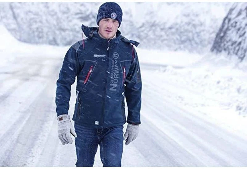 Geographical Norway Techno Softshell striukė M WU1060H/GN-Juodas