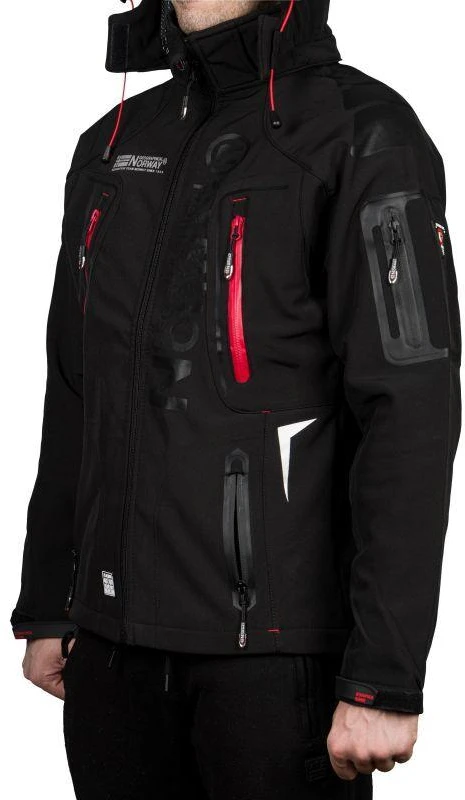 Geographical Norway Techno Softshell striukė M WU1060H/GN-Juodas