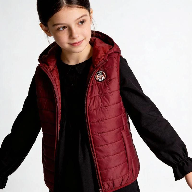 Geographical Norway Vatika Hood EO 233 Jr liemenė WW2008E/GNO-Burgundy