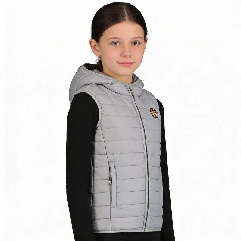 Geographical Norway Vatika Hood EO 233 Jr WW2008E/GNO – šviesiai pilka liemenė