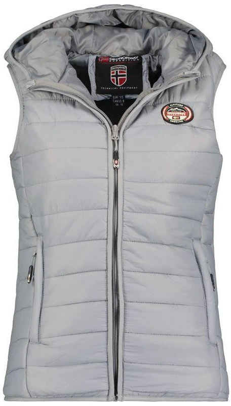 Geographical Norway Vatika Hood EO 233 Jr WW2008E/GNO – šviesiai pilka liemenė
