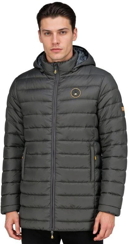Geographical Norway vyriška striukė AMIGOMAP LONG HOOD DB DGREY MEN 233 Tamsiai pilka (WZ5086H/GN-Tamsiai pilka)