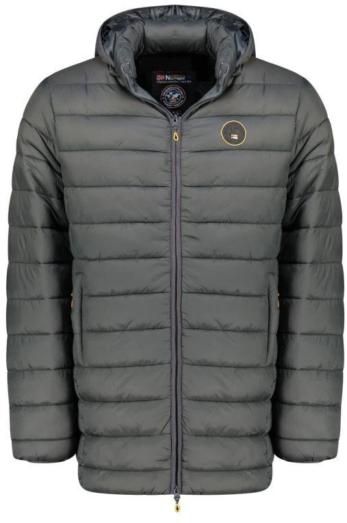 Geographical Norway vyriška striukė AMIGOMAP LONG HOOD DB DGREY MEN 233 Tamsiai pilka (WZ5086H/GN-Tamsiai pilka)