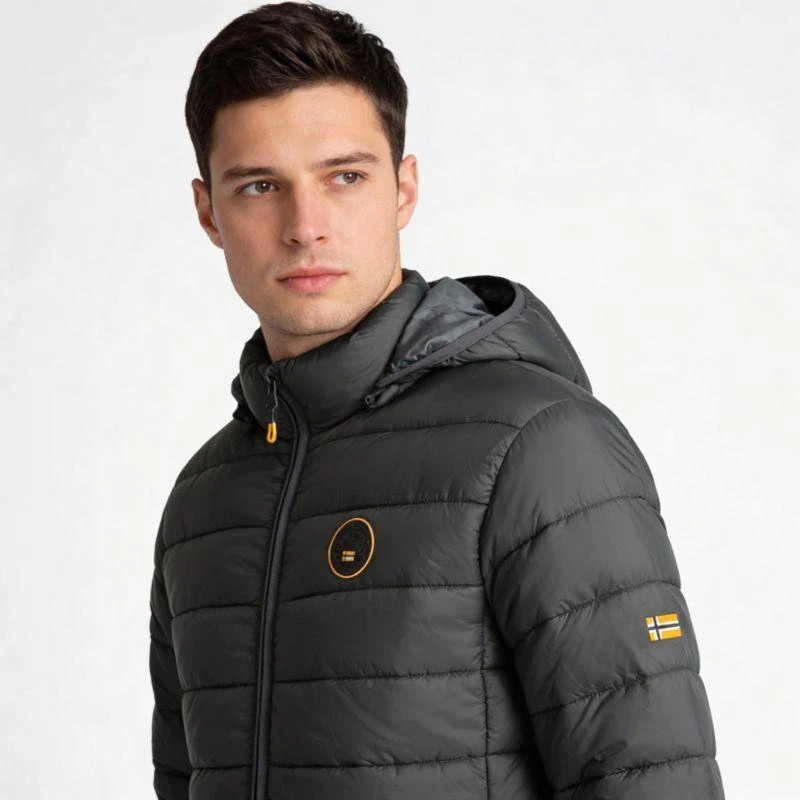 Geographical Norway vyriška striukė AMIGOMAP LONG HOOD DB DGREY MEN 233 Tamsiai pilka (WZ5086H/GN-Tamsiai pilka)