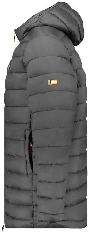 Geographical Norway vyriška striukė AMIGOMAP LONG HOOD DB DGREY MEN 233 Tamsiai pilka (WZ5086H/GN-Tamsiai pilka)