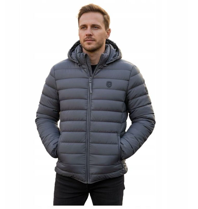 Geographical Norway vyriška striukė AMIGOTAL HOOD DB DGREY MEN 233 Tamsiai pilka (WZ5179H/GN-GRIS FONCÉ)